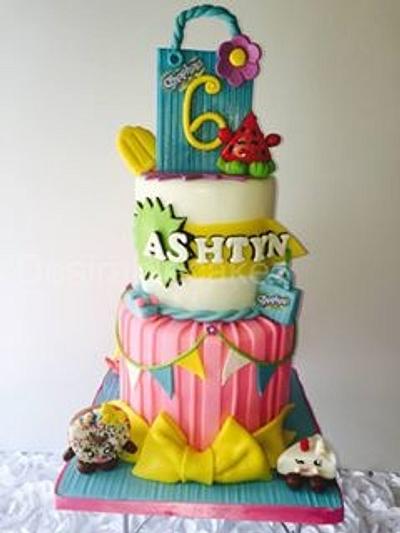 Shopkins Inspired Cake.   - Cake by Desirable Cakez