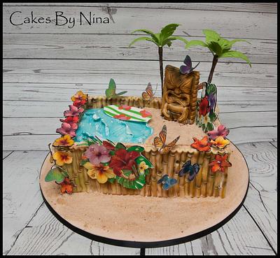 Tropical Fun - Cake by Cakes by Nina Camberley