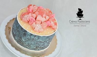 shabby shik cake - Cake by Crema pasticcera by Denitsa Dimova