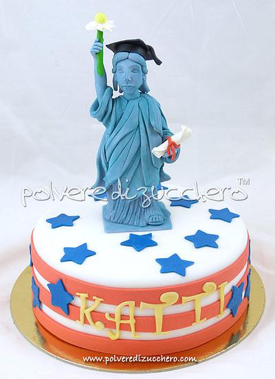 cake Liberty Statue for a graduation - Cake by Paola