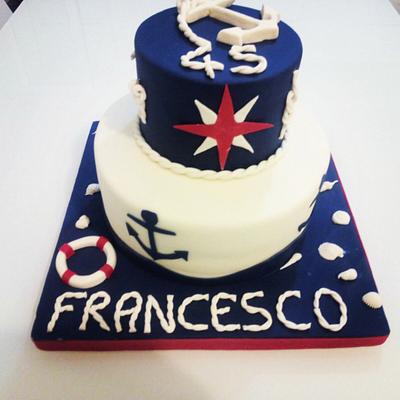 Marine cake - Cake by Mariana Frascella