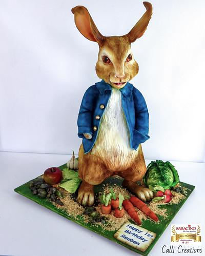 Peter Rabbit birthday - Cake by Calli Creations