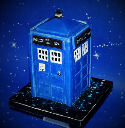 Cross off Tardis off the bucket list! - Cake by Not Your Ordinary Cakes