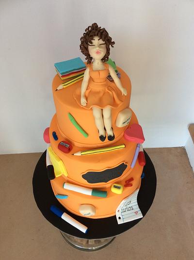 Stationer's anniversary  - Cake by Cinta Barrera