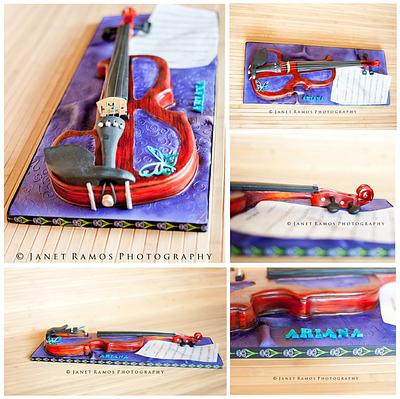 Electric violin cake - Cake by CuriAUSSIEty  Cakes