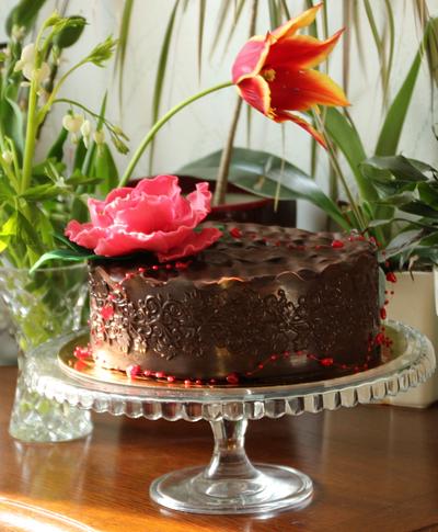 peony cake - Cake by Jiřina Matějková