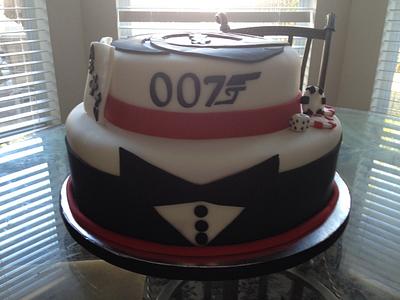 James Bond - Cake by Kristina and Michelle's Cakes