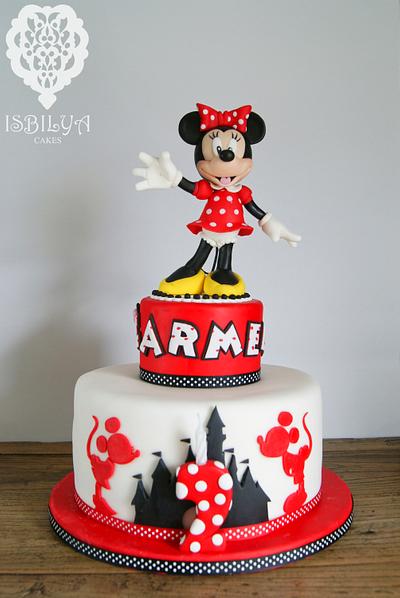 Minnie Mouse Cake - Cake by Isbilya Cakes