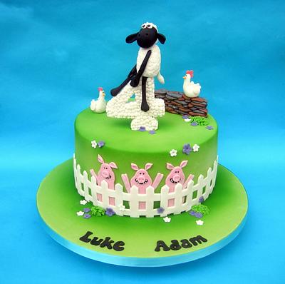 Shaun the sheep - Cake by Karen Geraghty