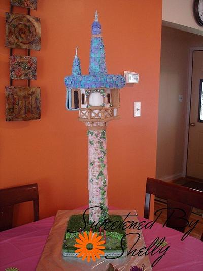Rapunzel Tower - Cake by Shelly- Sweetened by Shelly