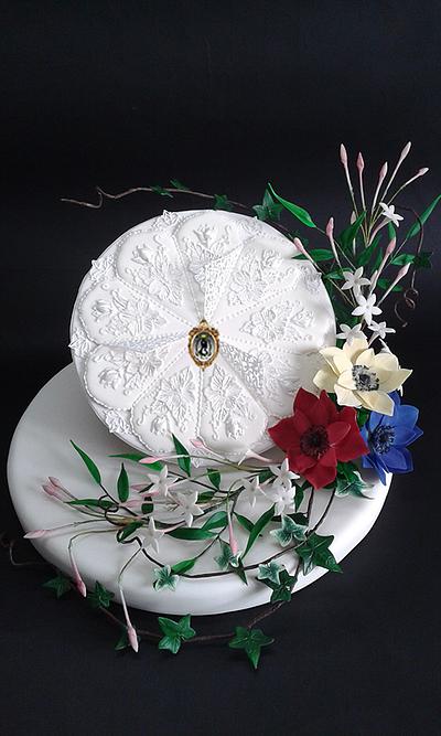 Sugar Flowers and Cakes in Bloom World Cancer Day Collaboration - Cake by ARISTOCRATICAKES - cake design by Dora Luca