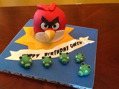 Angry Birds - Cake by Cakes by Maray