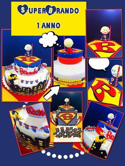 THE HERO....Superman ? Noooo....is SuperBrando :-) - Cake by CupClod Cake Design