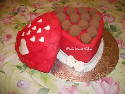 Cake for love  - Cake by DialaSweetCakes
