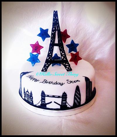 From London to Paris - Cake by Michelle Singleton