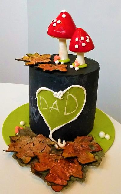 Chalkboard cake for Daddy 💖  - Cake by Clara