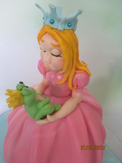 The princess and the frog - Cake by Karla Vanacker
