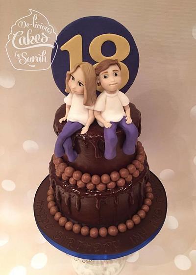 18th Birthday chocolate Cake! - Cake by De-licious Cakes by Sarah
