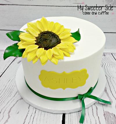 Sunflower - Cake by Pam from My Sweeter Side