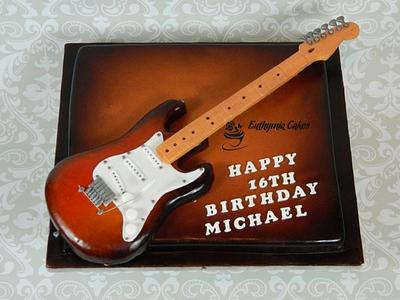 Guitar cake - Cake by Eva