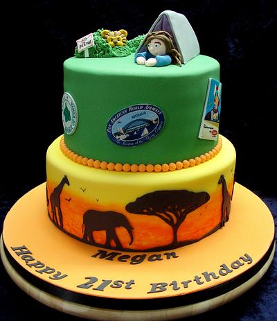 African Safari - Cake by Alison Inglis