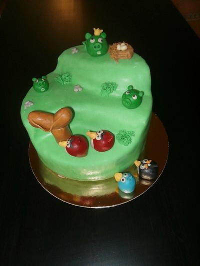 Angry birds cake - Cake by Tucsisuti