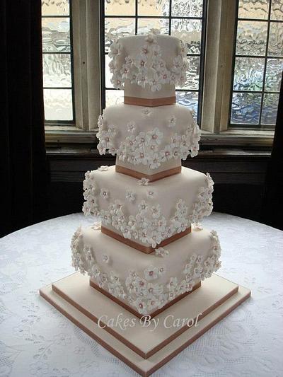 Blossom Wedding Cake - Cake by Carol