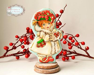 Niña navideña - Cake by El Atelier de la Repostería