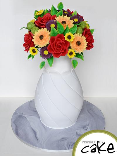 Vase of Flowers - Cake by Inspired by Cake - Vanessa