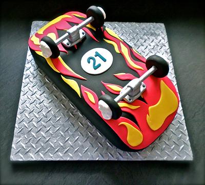 Skateboard cake - Cake by Vanessa 