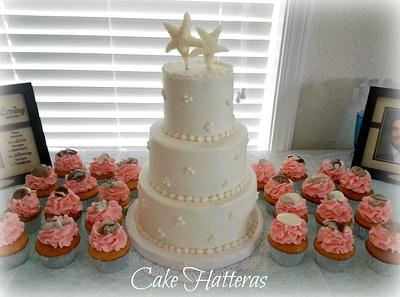 Starfish Wedding Cake - Cake by Donna Tokazowski- Cake Hatteras, Martinsburg WV