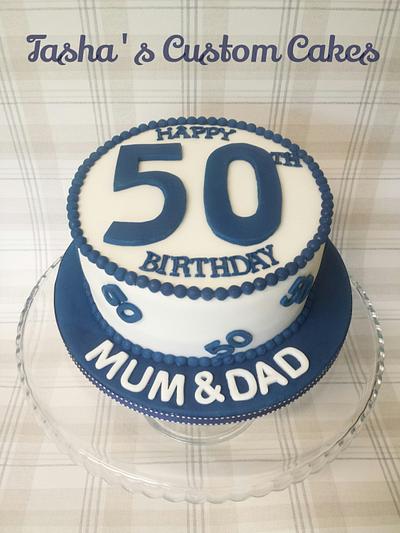 50th birthday cake - Cake by Tasha's Custom Cakes