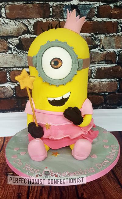 Penny Rose - Minion Christening Cake - Cake by Niamh Geraghty, Perfectionist Confectionist