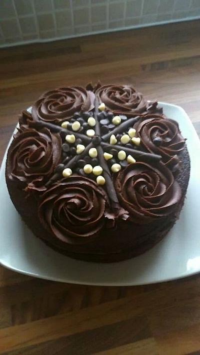 Rich Chocolate Fudge Cake - Cake by Amazing Grace Cakes
