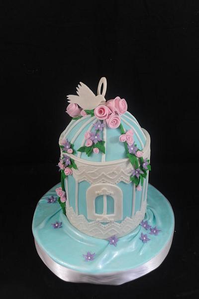 My First Birds Cage Cake - Cake by Sugarpixy