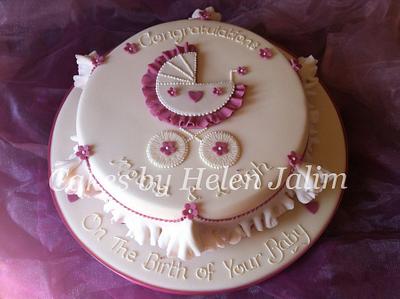 christening cake - Cake by helen Jane Cake Design 