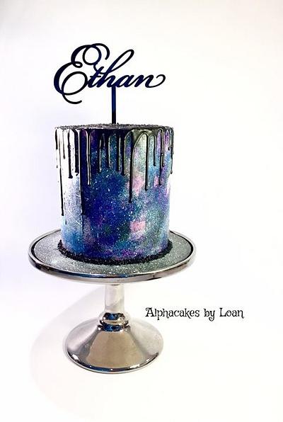 Galaxy cake - Cake by AlphacakesbyLoan 