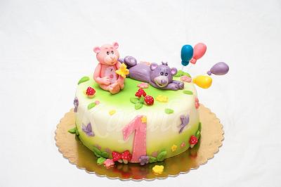 Bear cake - Cake by Kajulacakes