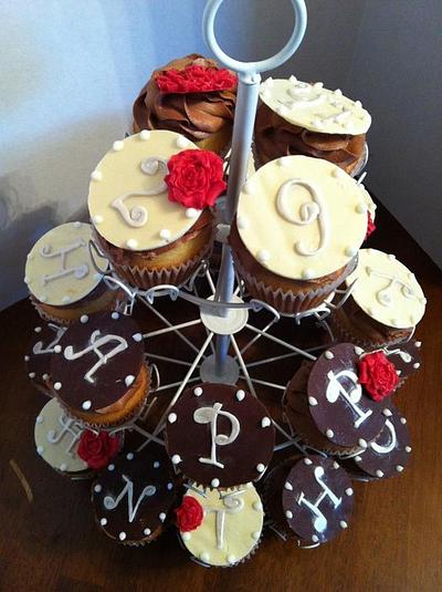 Chocolate Discs cupcakes  - Cake by Heidi