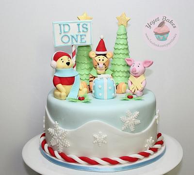 Tigger Christmas Theme Birthday Cake - Cake by Yeyet Bakes