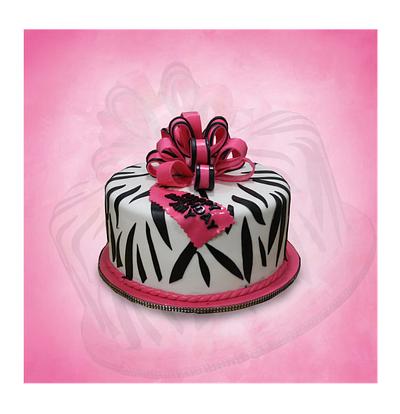 Zebra Print - Cake by MsTreatz