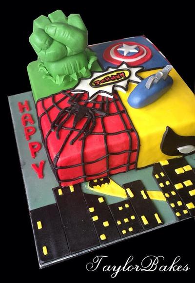 Avengers Cake - Cake by TaylorBakes