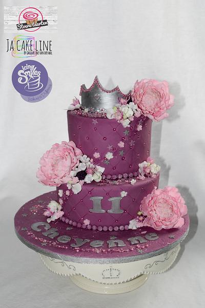 Cake for Cheyenne -icing smiles - Cake by Jacqueline