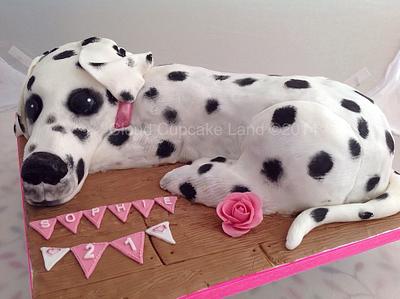 Dalmatian Dog Cake - Cake by Deb