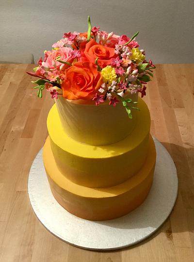 Summer weddingcake - Cake by Die Zuckerei