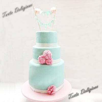 PomPom Wedding - Cake by Torta Deliziosa