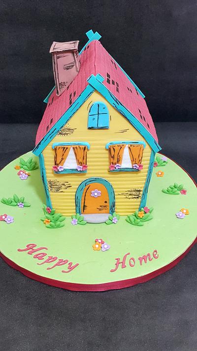 happy home cake - Cake by TnK Caketory