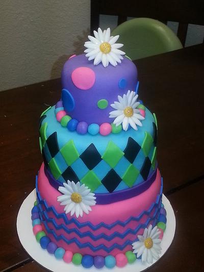 Colorful Mini - Cake by Danielle Carroll