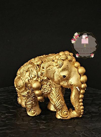 Beautiful Sri Lanka - “The Golden Grand Elephant” It's all CAKE!!  - Cake by Melting Secrets by Kirti