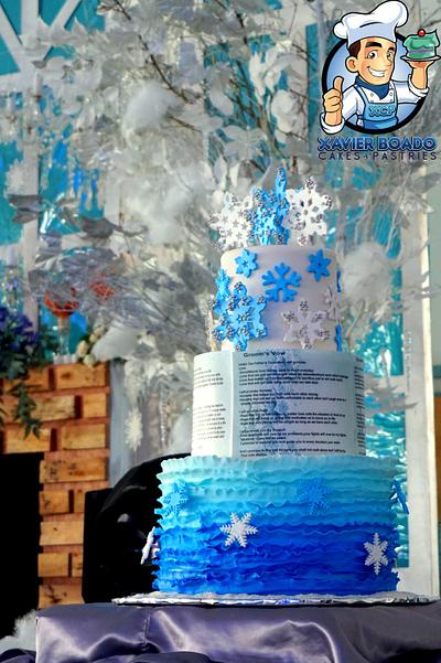 Winter Wedding cake - Cake by Xavier Boado